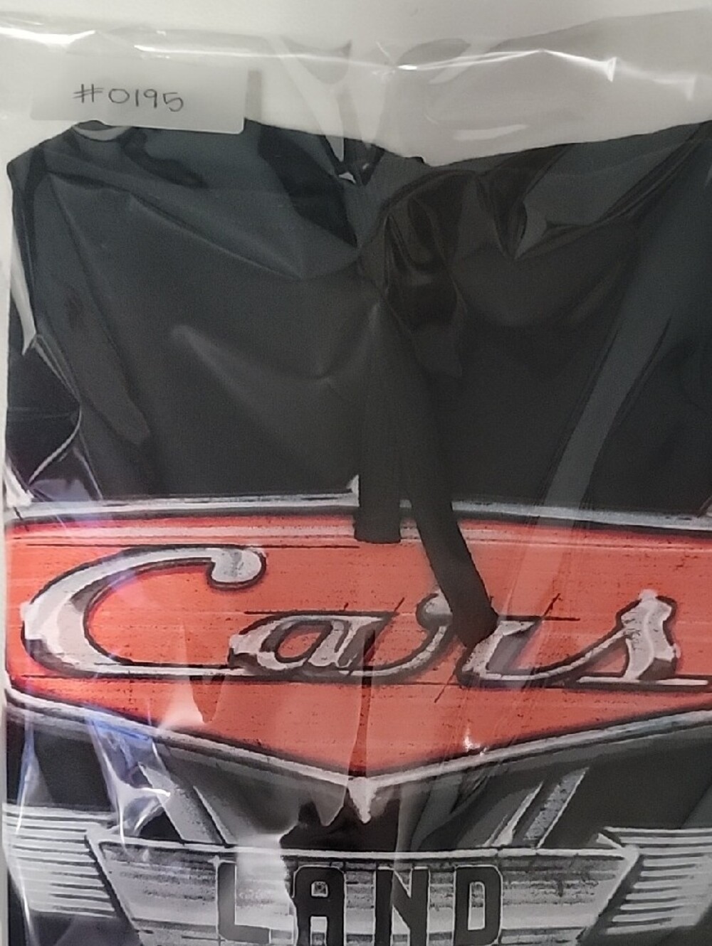 Disney Cars Land Hoodie Large NWT Black Checkered Sleeve - Picture 11 of 11